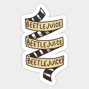 BettleJuice X3 Sticker